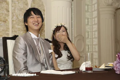 Hさん・Mさんの結婚式二次会の様子1