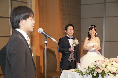 Iさん・Rさんの結婚式二次会の様子1