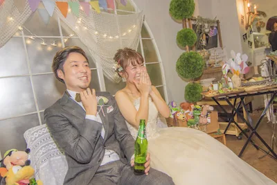 Sさん・Mさんの結婚式二次会の様子1
